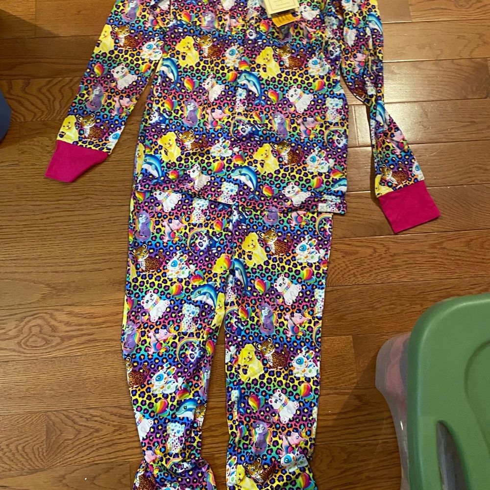 Colorful Animal Print Pajama Set